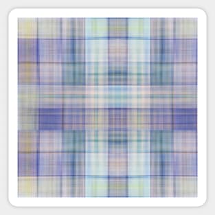 Scottish tartan pattern deconstructed Sticker
